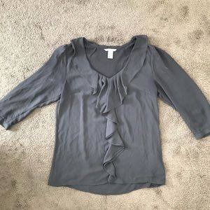 H&M Gray Blouse, Size 12